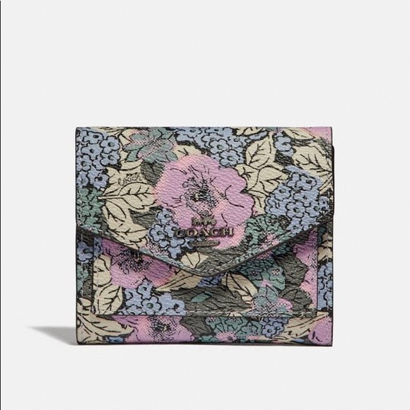 Coach Handbags - Coach Small Wallet with Heritage Floral Print